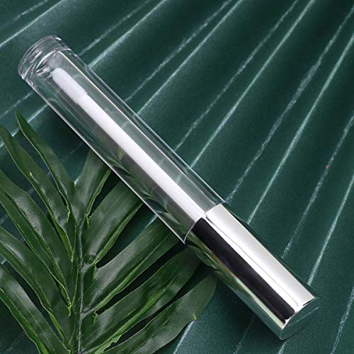Lurrose Tubos de brilho labial transparentes 6pcs 6. 5ML Tubos de plástico para lábios Frascos dispe