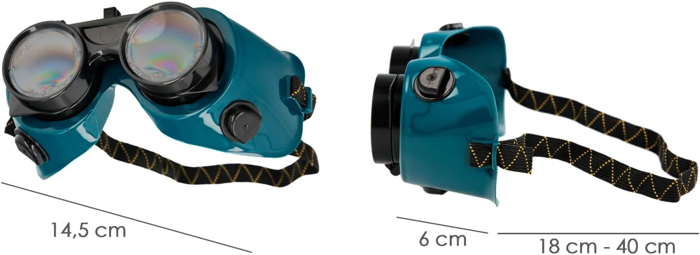 WOLFPACK Linea Professional Welding Goggles with Folding Lenses EN175