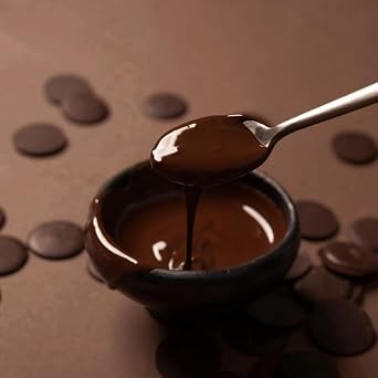 Dark Chocolate Buttons 500g Finest Belgian Couverture Chocolate | Rich, Intense Cocoa Flavor with Smooth, Velvety Textur | Baking Molding Decorating | Ideal for Chefs & Home Bakers By Bakers Street