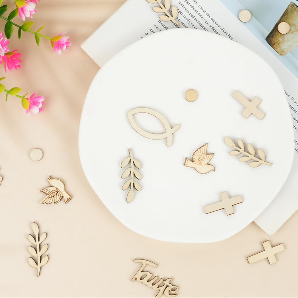 100PCS Confettis Baptême Décoration De Table Confettis En Papier