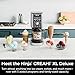 Ninja CREAMi Deluxe Ice Cream & Frozen Treat Maker, Includes (4) Family-Sized 24 oz. Tubs, for Ice Cream, Sorbet, Milkshakes, Frozen Yogurt, & More, 11-in-1, XL Capacity, Silver