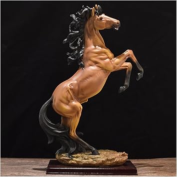 Horse Figurine, Resin Horse Figurine, Zodiac Feng Shui Auspicious Object, Good Luck, Amulet, Crafts, Luck, Interior, Office, Car, Home, Entryway, Meeting Room, Tabletop Decoration