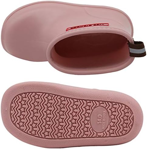Toddler Rain Boots Baby Rain Boots Short rain boots for toddler Easy-on Lightweight and Waterproof - 1