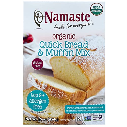 Namaste Foods Organic Gluten Free Quick Bread & Muffin Mix, 16 Ounce – Allergen Free Namaste Foods Organic Gluten Free Quick Bread & Muffin Mix, 16 Ounce – Allergen Free