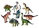 Dino Ausgrabungsset im Ei, 8-Fach Sortiert, es Wird nur EIN Artikel geliefert, Dinosaurier zum Ausgraben, 8cm, mit Werkzeug, ab 3 Jahren