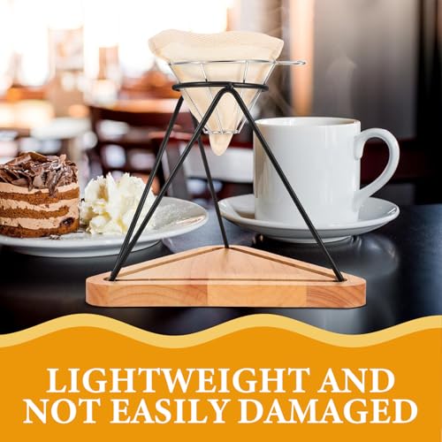 Filtre à café réutilisable en acier inoxydable support de préparation manuelle
