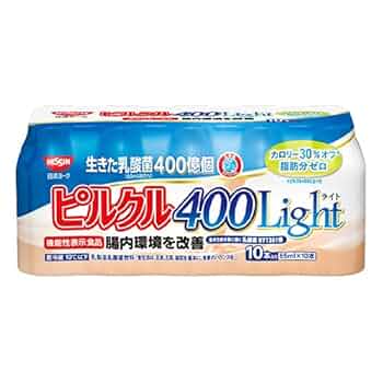 Amazon.co.jp: 日清ヨーク ピルクル400 Light （65ml×10本）×10