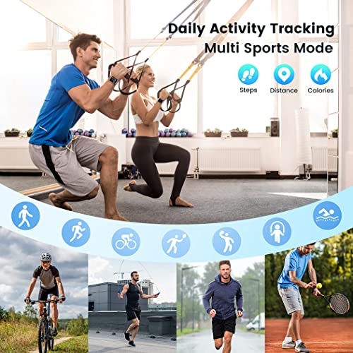 Canmixs Smart Watch For Android Phones Ios Waterproof Smart Watches For Women Men(Answer/Make Call) Sports Digital Watch Fitness Tracker Heart Rate Blood Oxygen Sleep Monitor Compatible Samsung Iphone #TOP3