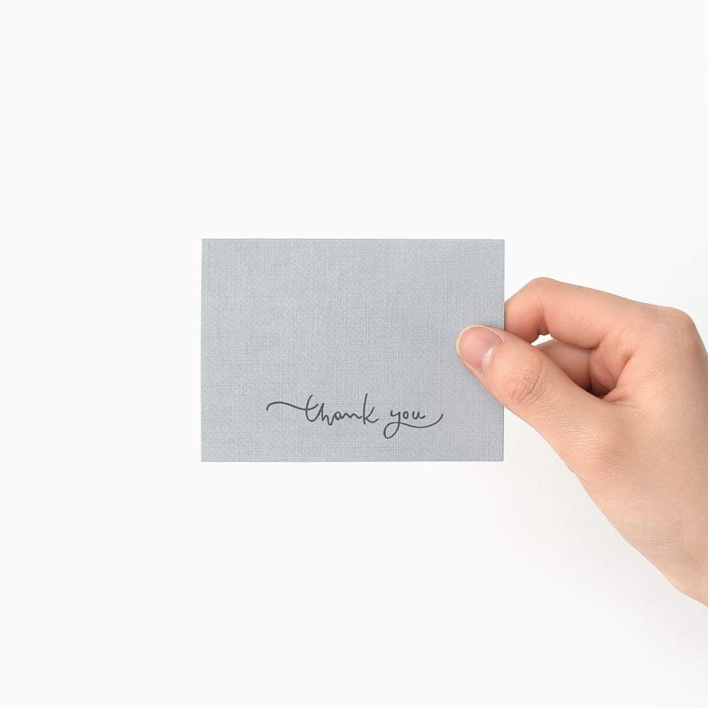 Monolike Thank you B mini card set - 6 mini cards and 6 envelopes, Greeting cards