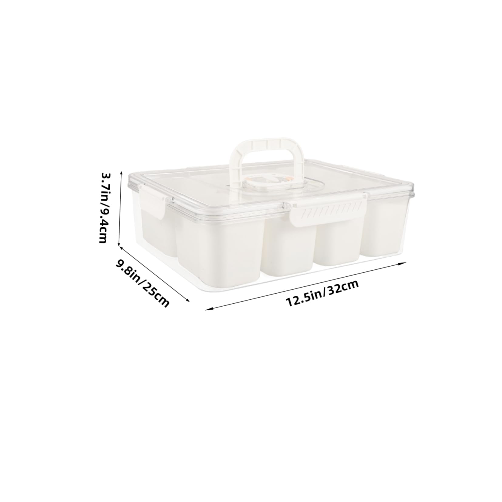 Cabilock Boîte à Collation pour Fruits Secs Et Noix Couvercle de Capacité Facile à Ouvrir pour Les Réunions de Cuisine