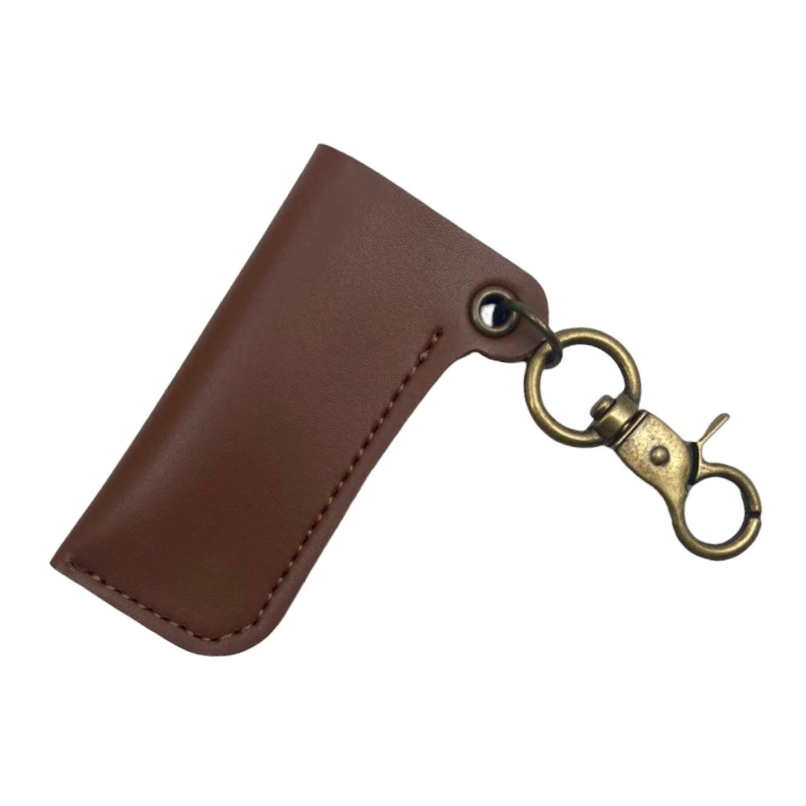 Amazon.co.jp: ルナリ ライターケース カラビナ付 PUレザー 100円