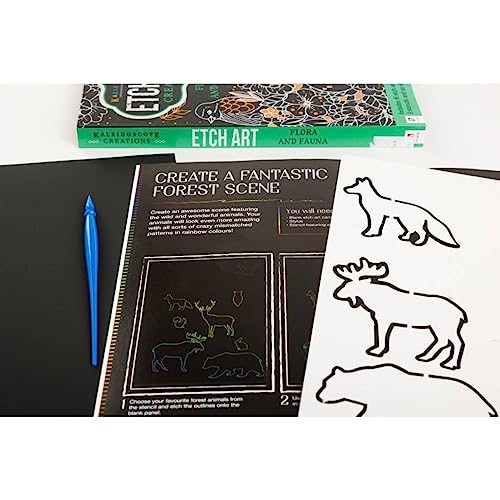 Etch Art Creations Kit: Flora and Fauna