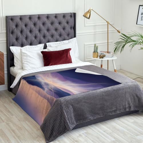 Couverture flanelle vagues légères grand plaid canapé lit déco moderne