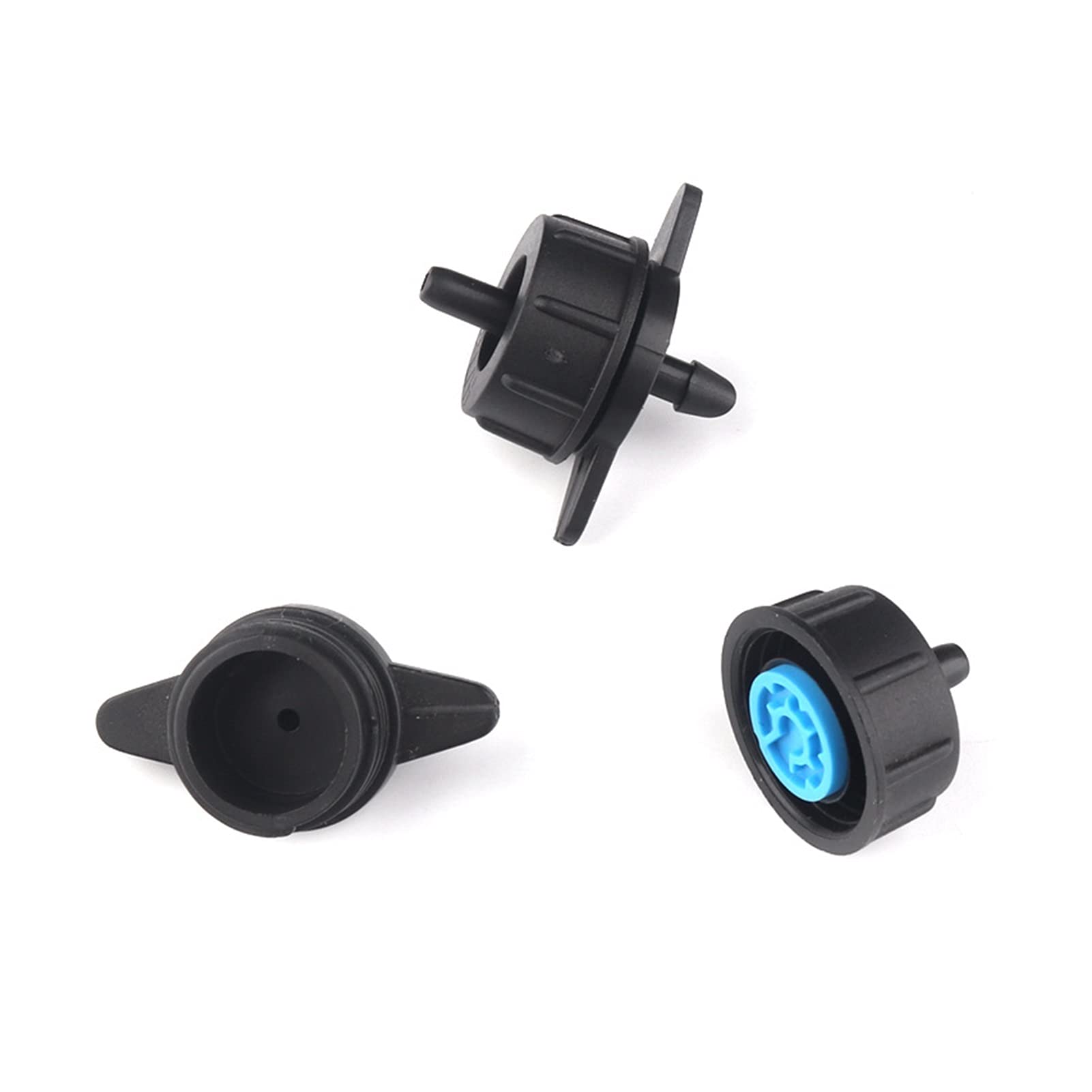 Serra Micro irrigazione a Goccia 100pcs Regolabile Dripper a Flusso 4L / 8L Dripper di compensazione Pressione Dripper agricolo (Color : 4L)