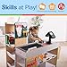 Melissa & Doug, Fresh Mart Pretend Grocery Store, Kids Cash Register with Scanner, Shelves, & Conveyor Belt, Kids Toys for Girls & Boys