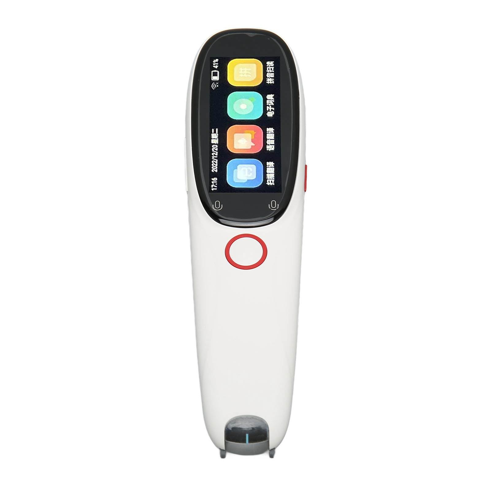 Hyuduo Dispositivo Traduttore Intelligente, Penna di Scansione Multilingue con Touch Screen, Batteria da 1150 MAh, Traduzione in Tempo Reale per i Viaggiatori