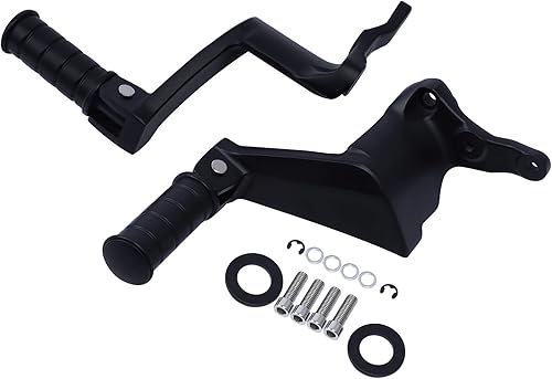 Miniatura 8 de TCT-MOTORPARTS Estriberas de pasajero Pedales Reposapiés de montaje para Boardwalk High Ball Victory Vegas Gunner Highball Kingpin Boardwalk Negro