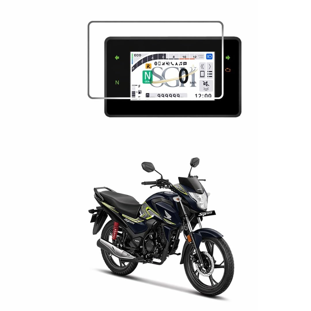 Digital Meter Screen Guard For NEW HONDA SP 125 Bike (2025-2026) / 9H TFT Instrument Cluster Guard | HD Clarity/NEW SP125 Display Speedometer Console Accessory [Not Tempered Glass]-image-13