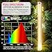 4 Pack T5 Grow Light Strips + 2 Pack USB Fans for Indoor Plants, LUVCOSY Accessories Set for Indoor Greenhouse Cabinet for IKEA, Full Spectrum Sunlight Grow Lamp & Silent Portable Cooling Fan-ALL IN 1