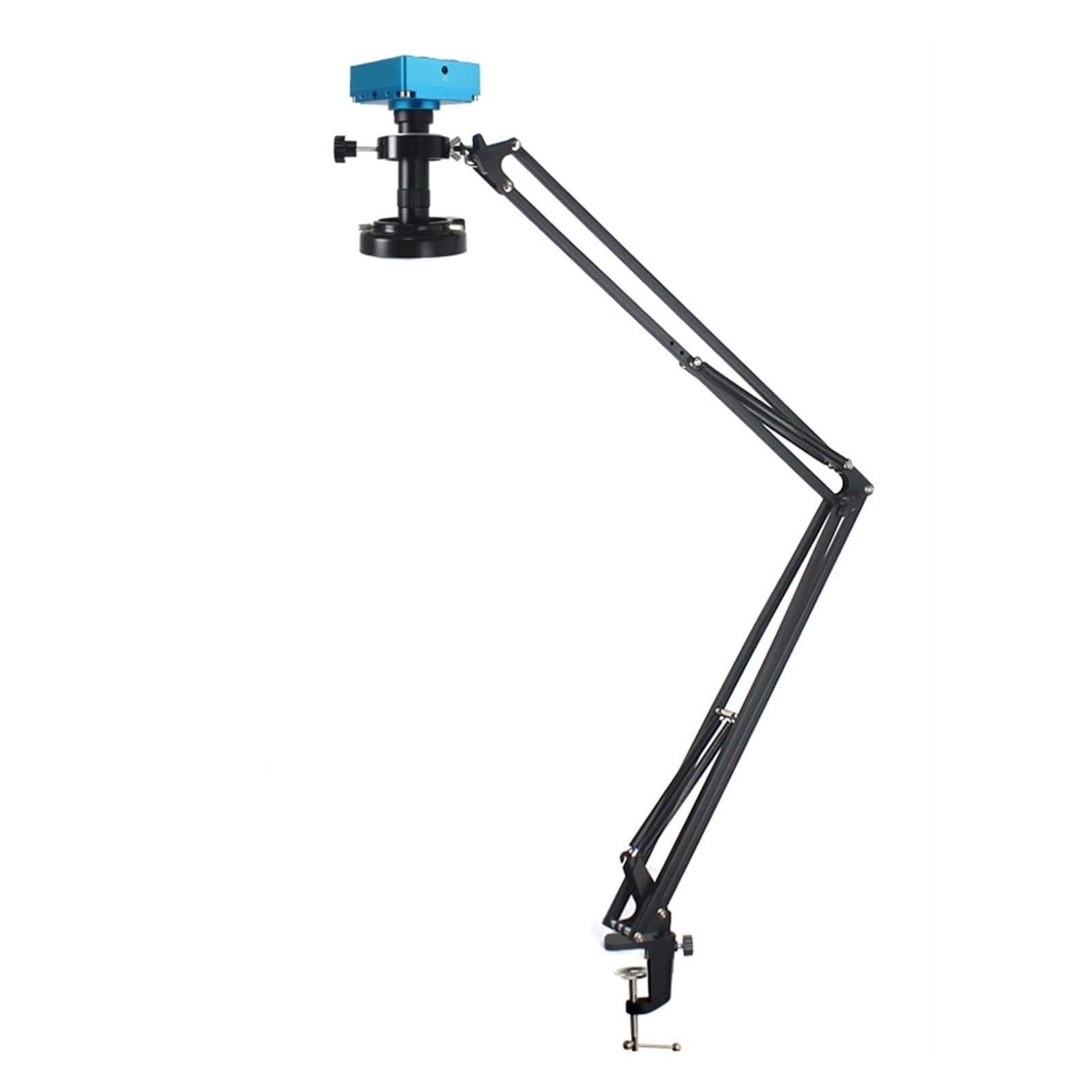 Microscopio Digitale Industriale da 48 MP 4K 1080P Hdmi USB con Zoom 130X, Obiettivo con Attacco Ce Supporto A Sbalzo per Riparazioni E Saldature.,37CM-camera-02