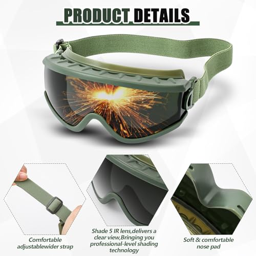 Relaxweex Shade 5 IR Welding Goggles