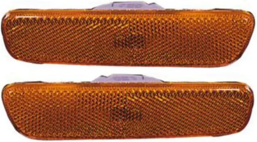 For Lexus RX 300 1999-2003 Front Side Marker Light Assembly Amber Driver and Passenger Side | Pair | LX2550102 | LX2551102 | 81740-48010