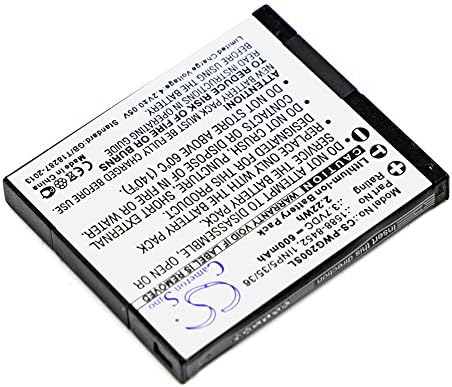 Miniatura 2 de Reemplazo de batería de 3.7 V para Panasonic 1588-8452, 1INP5/35/36 RP-WFG20, RP-WFG20E, RP-WFG20E-K, RP-WFG20H