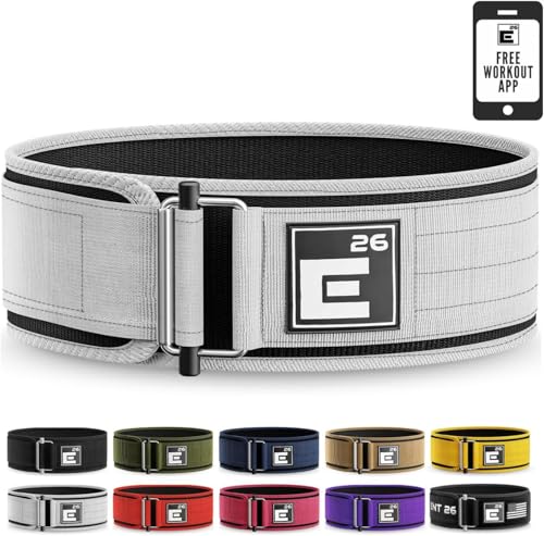 Self-Locking Weight Lifting Belt | Premium Weightlifting Belt for Serious Functional Fitness, Weight Lifting, and Olympic Lifting Athletes| Lifting Be