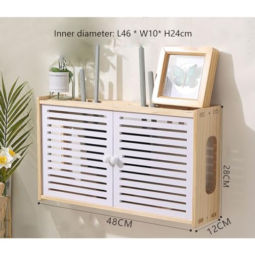 Boîte de rangement WiFi murale pour organiser les box internet - 4