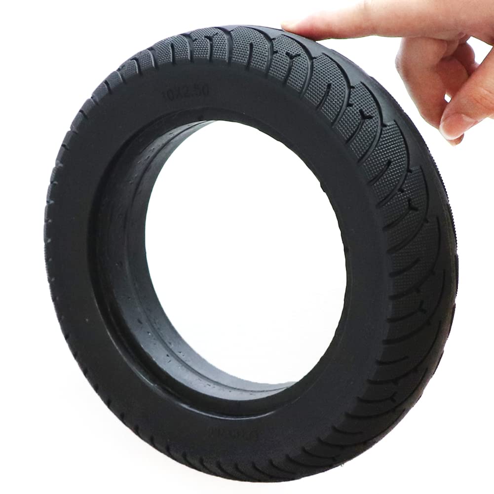 Pneu Trotinette Electrique 10x2.50 Tire Tire 10 Pouces Solid Pneu Fit for Scooter électrique Skateboard électrique 10x2.5 Pneu Solide Roue De Trottinette éLectrique
