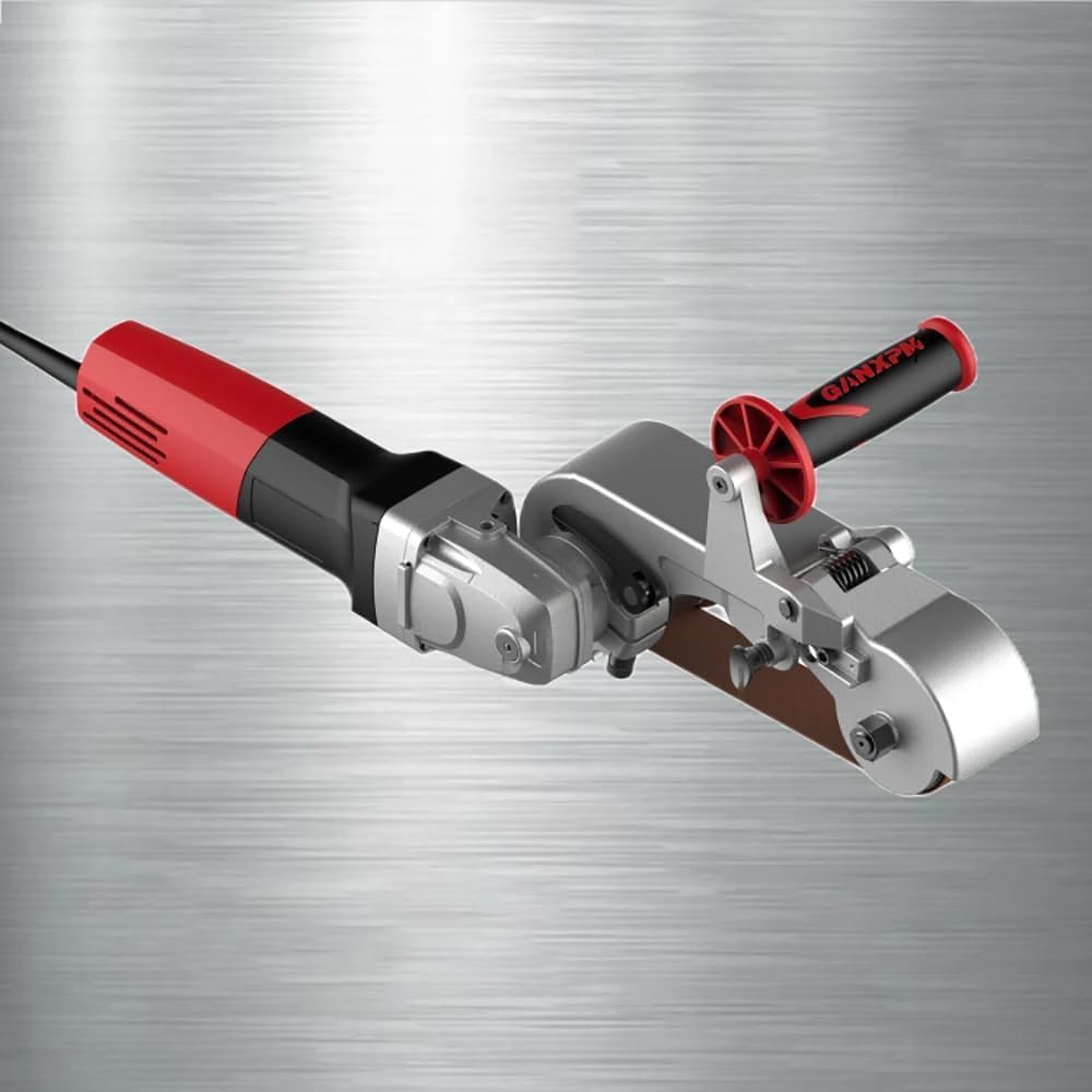 Electric Round Tube Drawing Machine Working Head 10-250MM Diameter Stainless Steel Pipe Polishing Machine 618x40MM Belt Sander