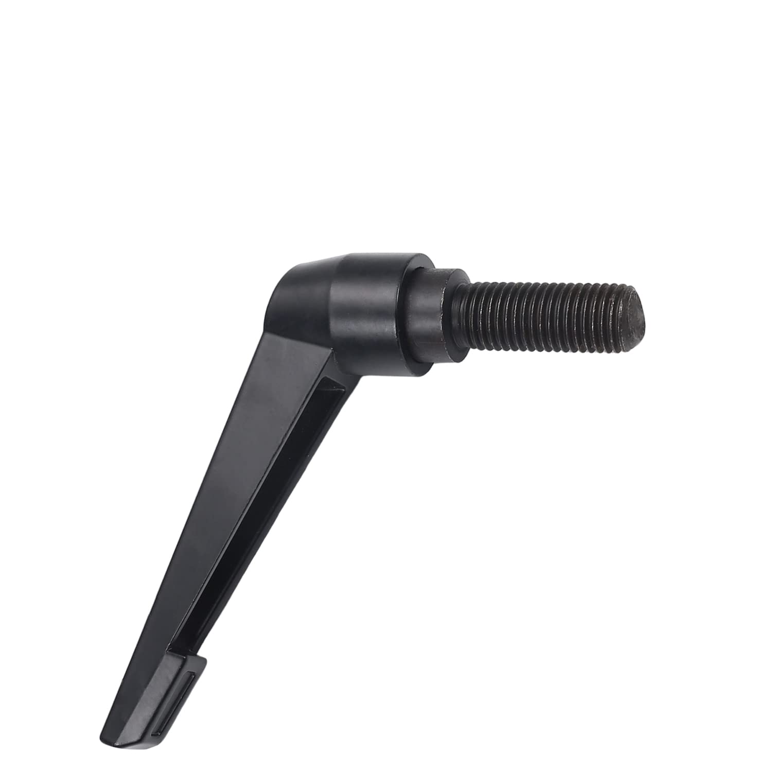 Aicosineg M16 x 40 mm, rosca macho de aleación de aluminio, mango de palanca de sujeción ajustable para maquinaria, soldadura, equipo de impresión, tono negro, 1 unidad, no incluye arandela