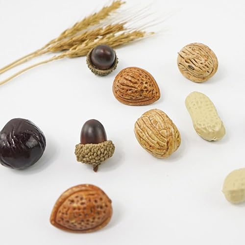 Miniatura 7 de ARTIBETTER 60 piezas de decoración de estatua para decoración de alimentos, decoración de frutas, cuenco de mesa, relleno de nueces, decoración de