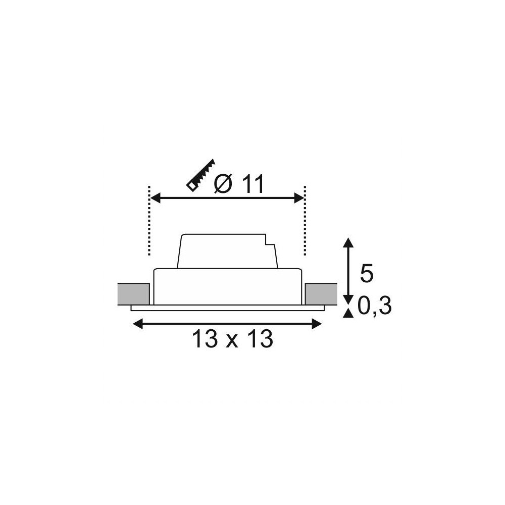 SLV Recessed Ceiling Light New TRIA 1 Set/LED spot, floodlight, Ceiling Spotlight, Ceiling Light, recessed Light - Image 3