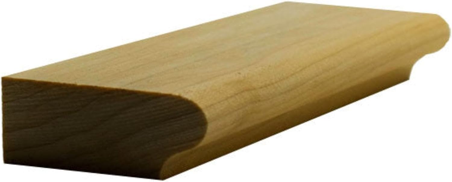 EWWS11 Colonial Windowsill 2" Wide x 3/4" Stool. Unfinished, Red Oak, 94"