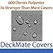 DeckMate 20' - 22' Gray Pontoon Boat Cover