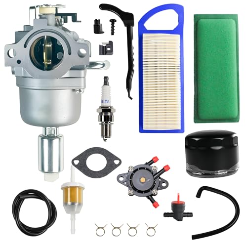 Carburetor and Air Filter Oil Filter，For Craftsman LT1000, LT2000, LT3000, T2200, LTS2000, DLS3500, DYT4000 Lawn Mower engines 16HP 17.5HP 18HP 18.5HP 19.5HP 20HP With BS OHV single engine