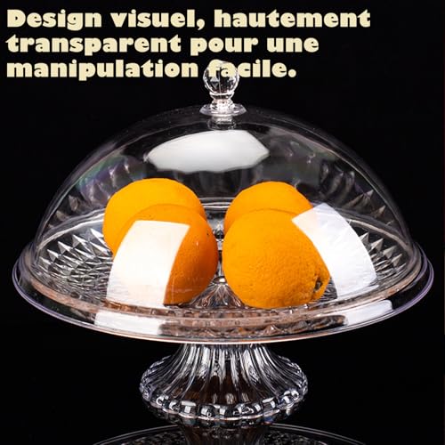Support à gâteaux avec cloche pour protéger vos buffets de douceurs