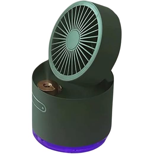Mini Desktop Cooling Fan with Humidifier Spray