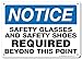 Safety Glasses and Safety Shoes Required Beyond This Point Sign, 10x14 Inches, Rust Free .040 Aluminum, Fade Resistant, Made in USA by My Sign Center