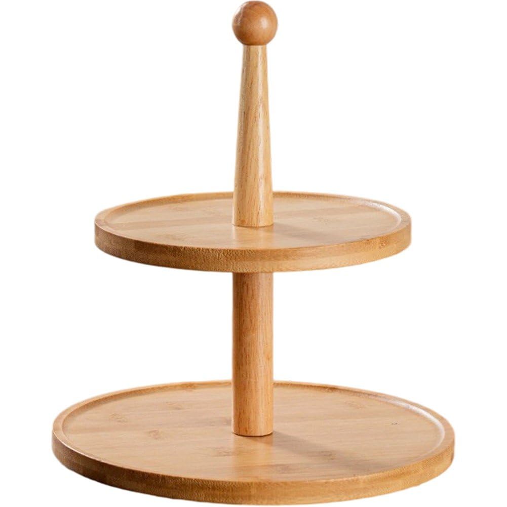 Cupcake Display Stand Multi-layer Afternoon Tea Stands Wooden Pastry Serving Tray Cake Fruit Dessert Tower for Birthday Wedding