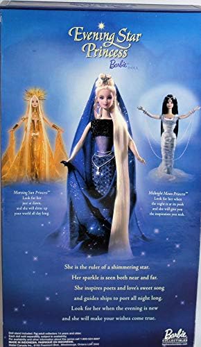 Mattel Collector Edition Celestial Collection Evening Star Princess Barbie Doll image 4