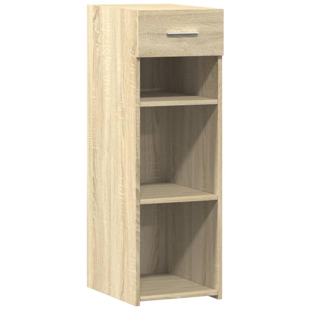 Credenza in rovere Sonoma, 30 x 42,5 x 93 cm, comò con cassetto