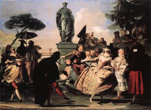 Peinture Poster Impression pour salon moderne Tiepolo Graffiti