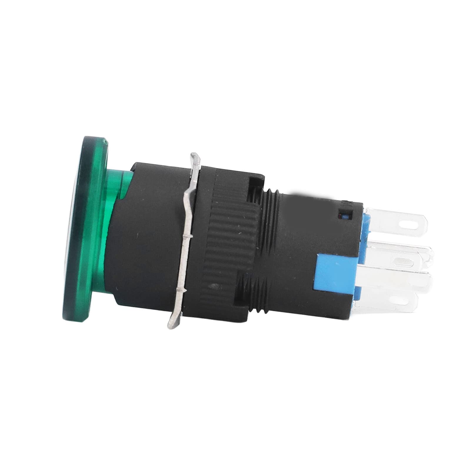 Garosa 16 Mm Samoblokujący Grzybkowy Przycisk, 25 Sztuk, 220 V Zielony