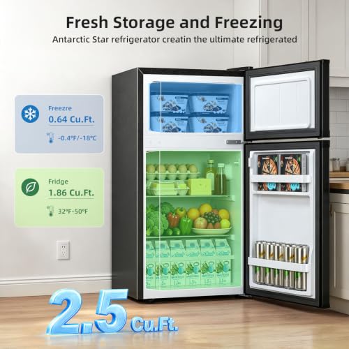 Antarctic Star 2.5 Cu Ft Mini Fridge