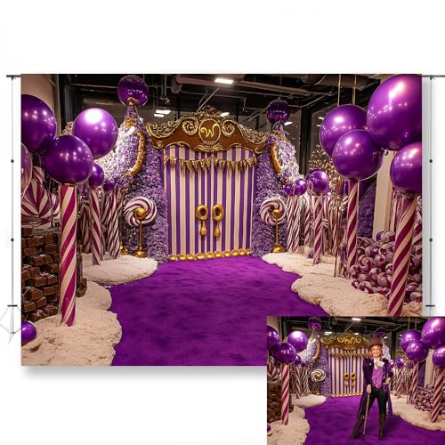 Fondo Fotográfico Chocolate Factory 7x5ft para Fotografía miniatura 1