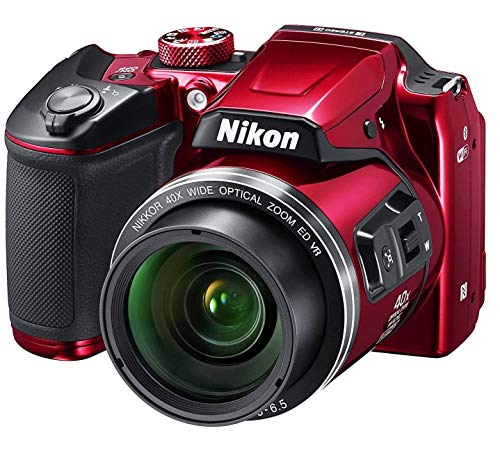 Nikon COOLPIX B500 Fotocamera da 16MP, 1/2.3', CMOS, 4608 x 3456 Pixels, Rosso
