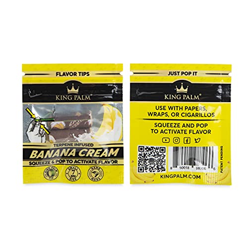 King Palm Flavors Filter Tips - Mixed Bundle 3Pk - Flavored Pre Rolled Tips - Corn Husk Pre Roll Filter Tip - Organic Rolling Paper Filter Tips - Terpene Infused Rolling Tips #TOP2
