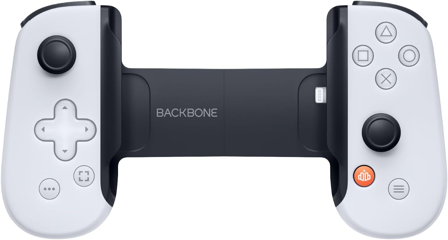 BACKBONE One バックボーン ワン PlayStaionデザイン ( Lightning ) 【 PlayStation 公式ライセンス商品】 | iPhone | スマートフォン向け ゲーム コントローラー | PS リモートプレイ プレイステーション | 原神 ZZZ バイオハザード ロマサガ モンハン サイレントヒル デススト